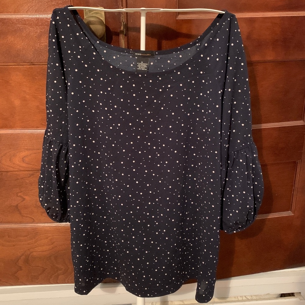 Bcbgmaxazria 3/4 balloon sleeve tunic. Worn once